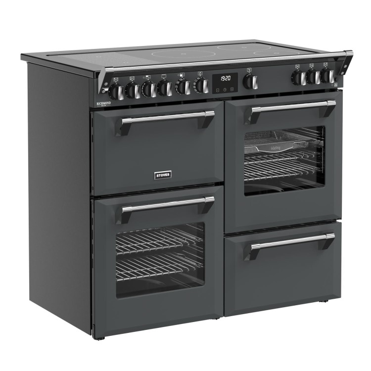 Stoves Richmond DX 100cm Electric Induction Range Cooker - Grey