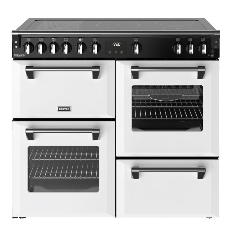 Stoves Richmond DX 100cm Electric Induction Range Cooker - White