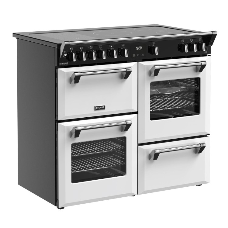 Stoves Richmond DX 100cm Electric Induction Range Cooker - White