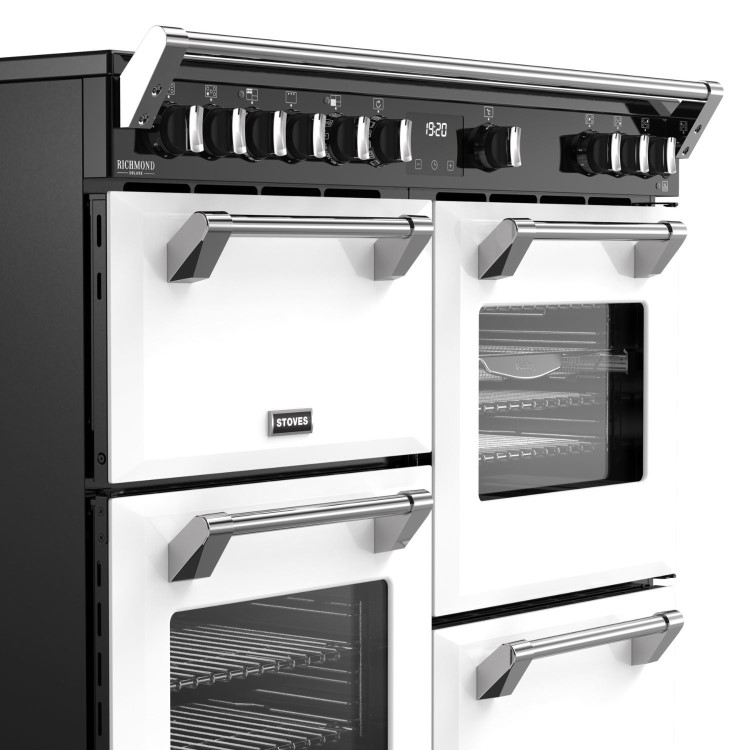 Stoves Richmond DX 100cm Electric Induction Range Cooker - White