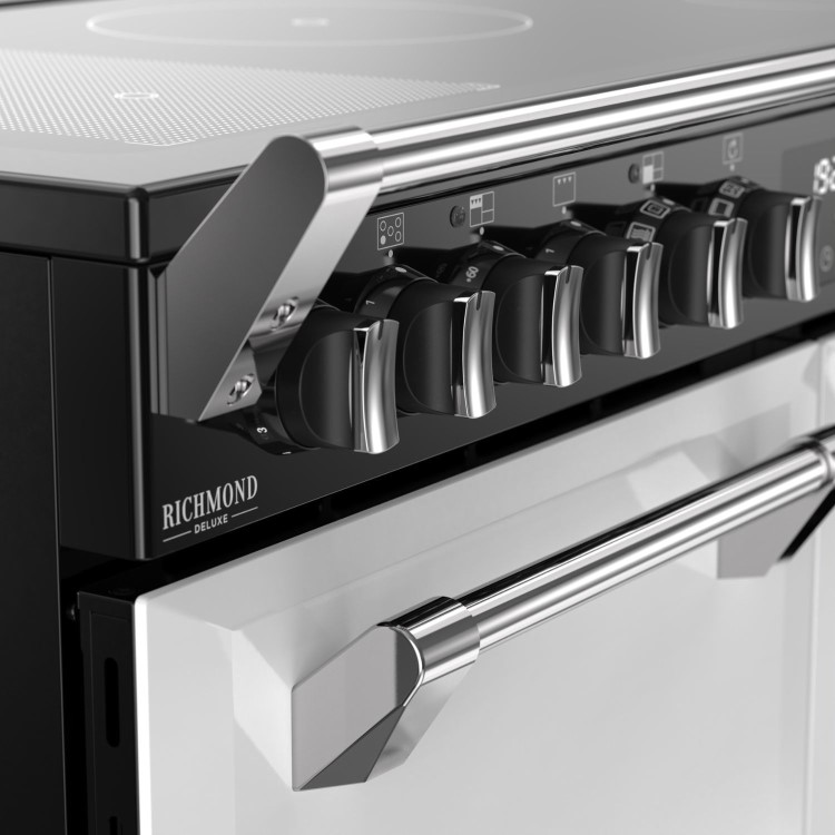 Stoves Richmond DX 100cm Electric Induction Range Cooker - White