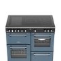 Stoves Richmond DX 100cm Electric Induction Range Cooker - Twilight Blue
