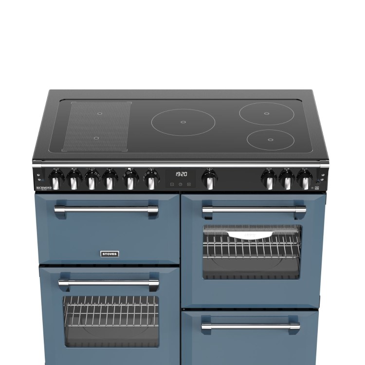 Stoves Richmond DX 100cm Electric Induction Range Cooker - Twilight Blue