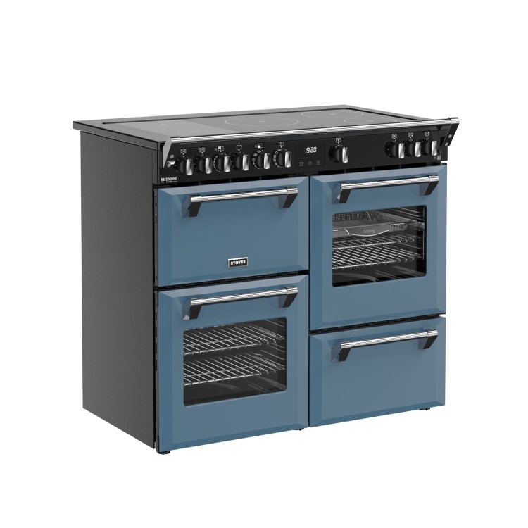 Stoves Richmond DX 100cm Electric Induction Range Cooker - Twilight Blue
