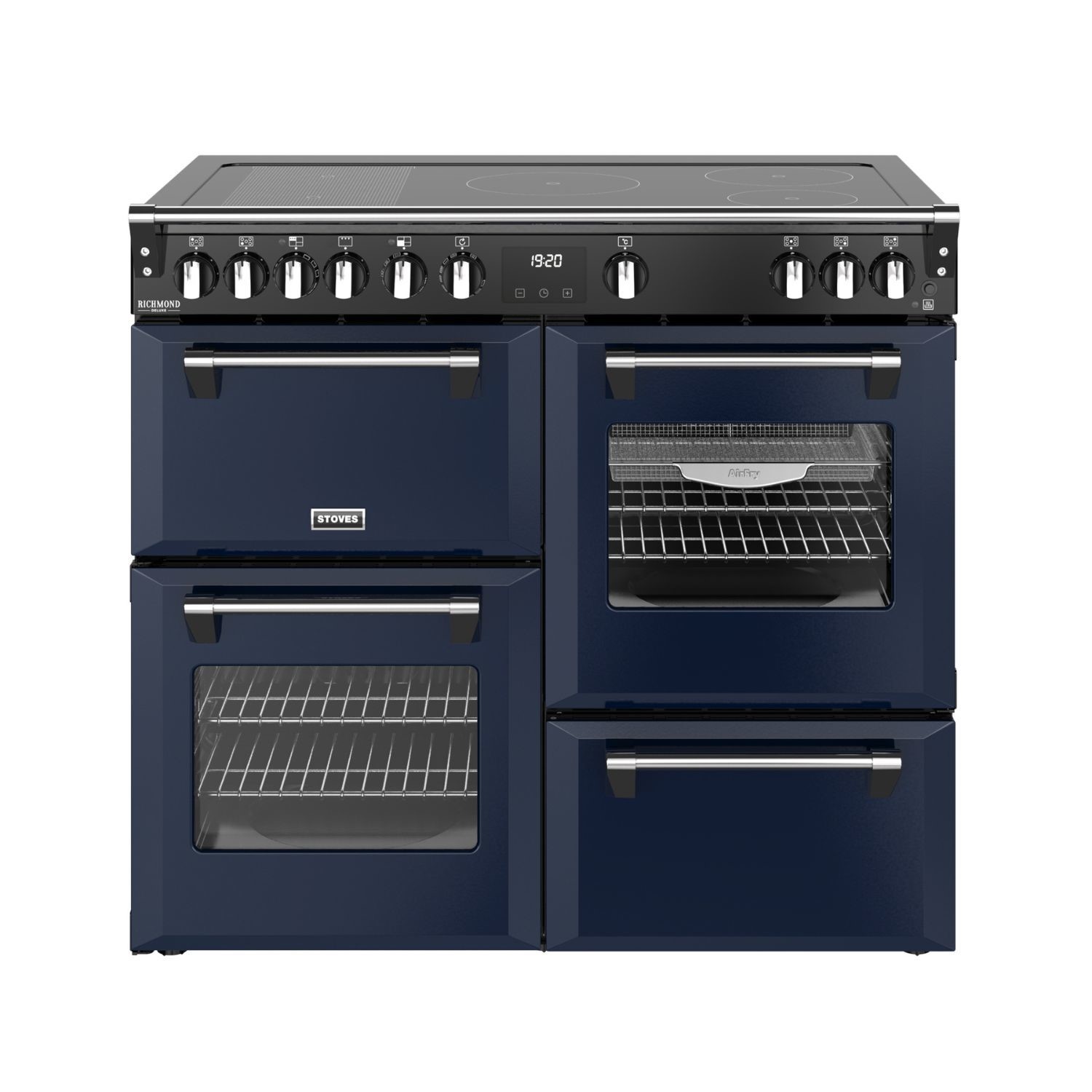 Richmond DX 100cm Electric Induction Range Cooker Midnight