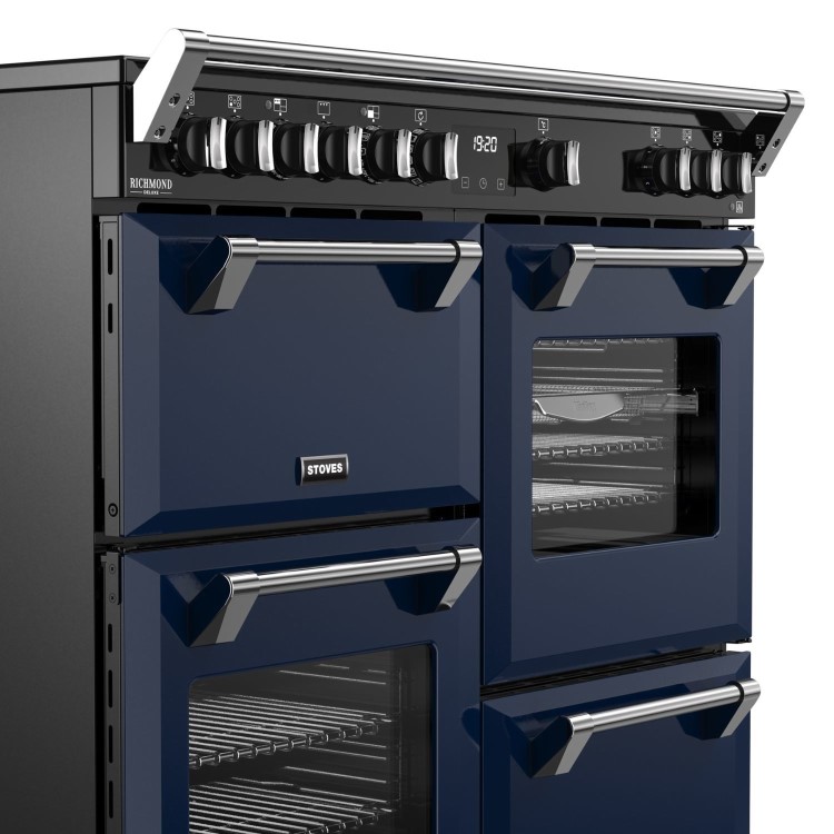 Stoves Richmond DX 100cm Electric Induction Range Cooker - Midnight Blue