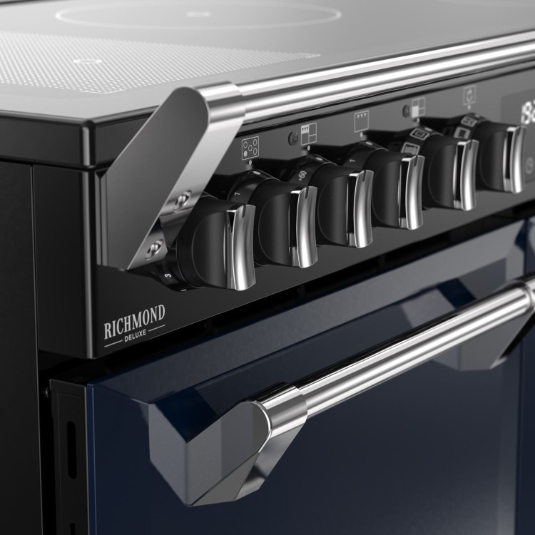 Stoves Richmond DX 100cm Electric Induction Range Cooker - Midnight Blue