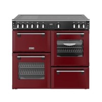 Stoves Richmond DX 100cm Electric Induction Range Cooker - Garnet Red