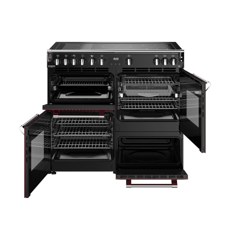 Stoves Richmond DX 100cm Electric Induction Range Cooker - Garnet Red