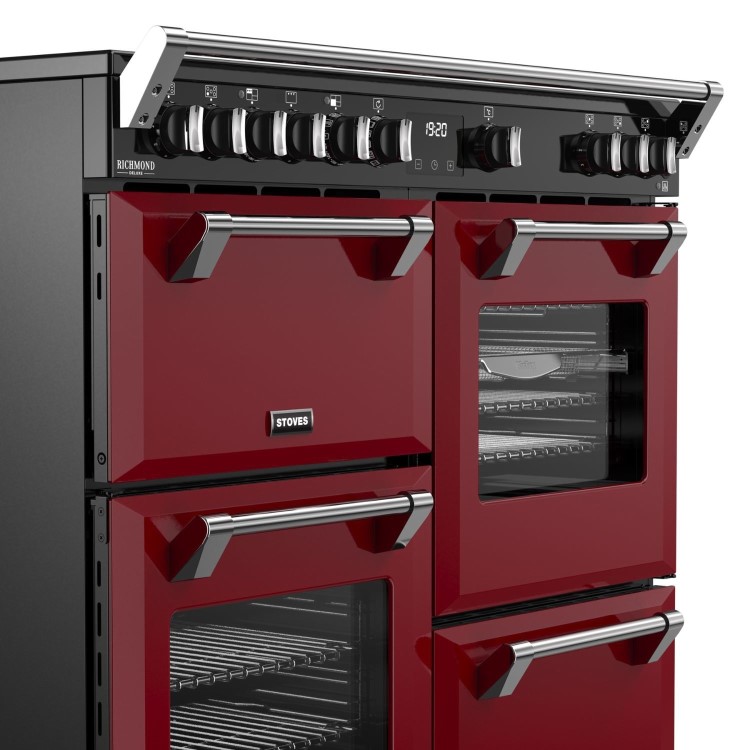 Stoves Richmond DX 100cm Electric Induction Range Cooker - Garnet Red