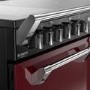 Stoves Richmond DX 100cm Electric Induction Range Cooker - Garnet Red