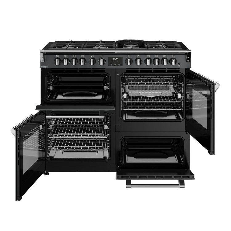 Stoves Richmond DX 110cm Dual Fuel Range Cooker - Anthracite Grey