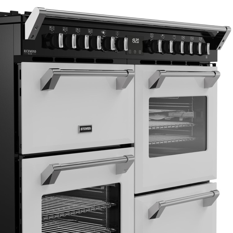 Stoves Richmond DX 110cm Dual Fuel Range Cooker - Ice White
