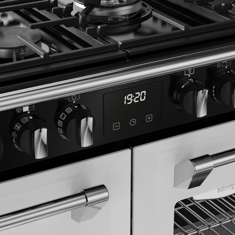 Stoves Richmond DX 110cm Dual Fuel Range Cooker - Ice White
