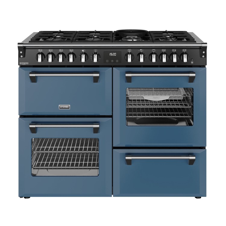 Stoves Richmond DX 110cm Dual Fuel Range Cooker - Twilight Blue