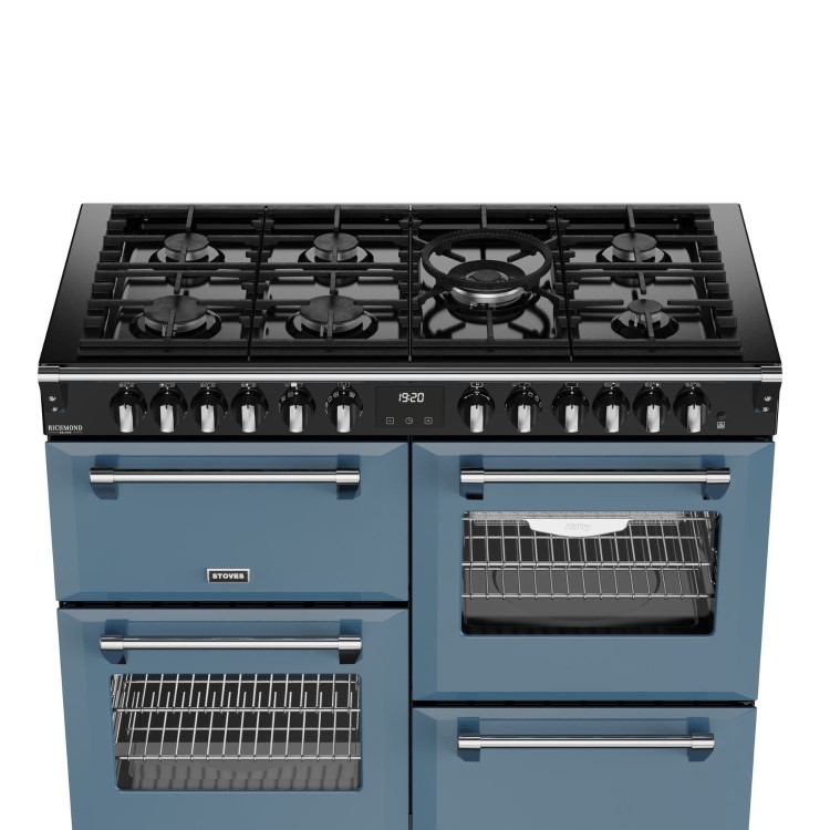Stoves Richmond DX 110cm Dual Fuel Range Cooker - Twilight Blue