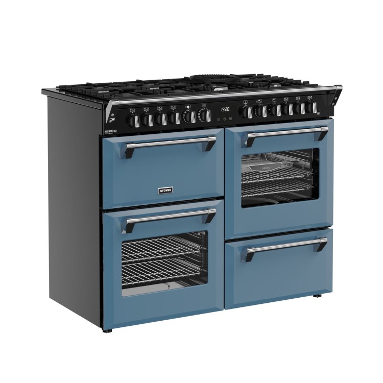 Stoves Richmond DX 110cm Dual Fuel Range Cooker - Twilight Blue