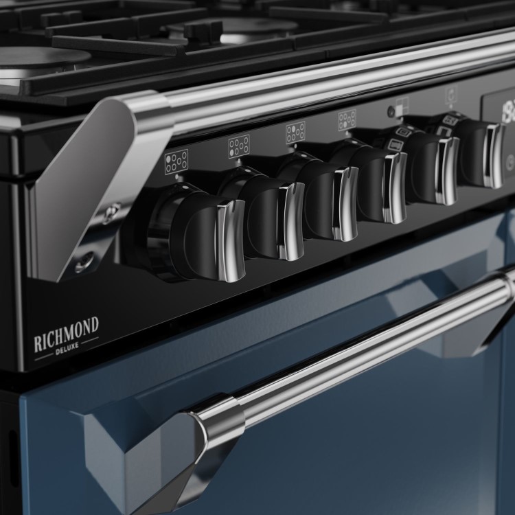 Stoves Richmond DX 110cm Dual Fuel Range Cooker - Twilight Blue
