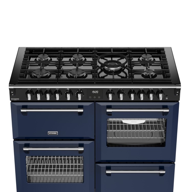Stoves Richmond DX 110cm Dual Fuel Range Cooker - Midnight Blue