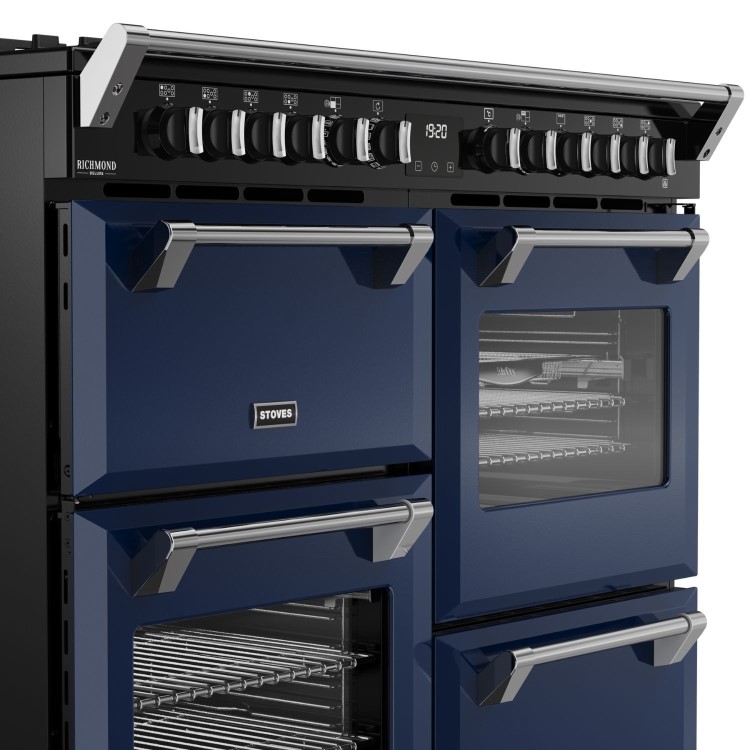 Stoves Richmond DX 110cm Dual Fuel Range Cooker - Midnight Blue
