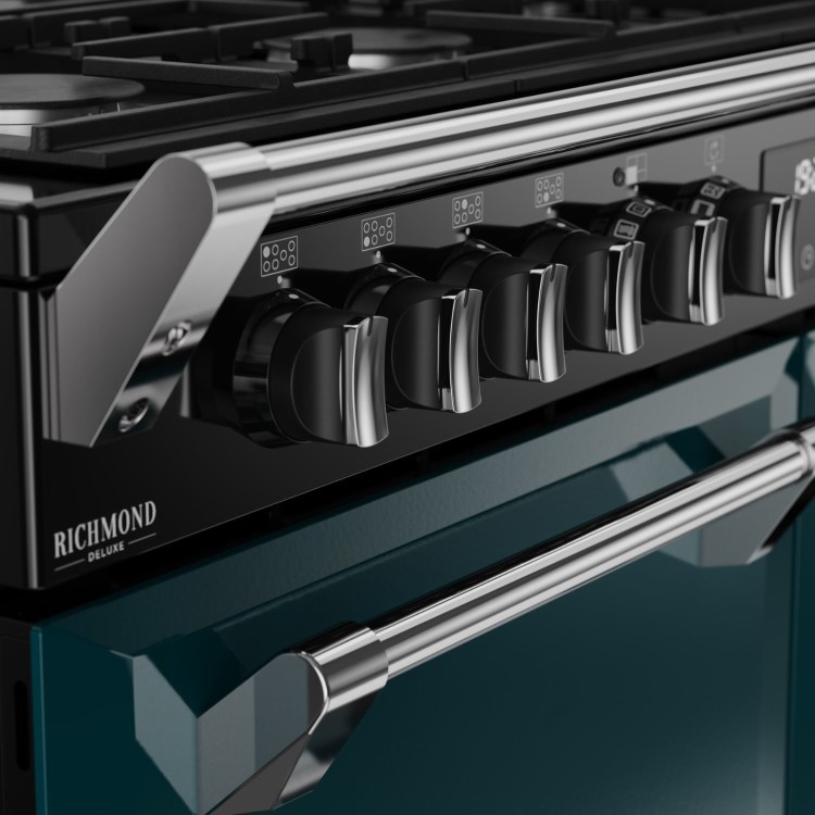 Stoves Richmond DX 110cm Dual Fuel Range Cooker - Deep Marine