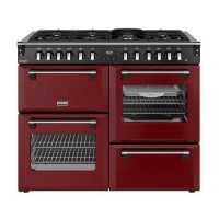 Stoves Richmond DX 110cm Dual Fuel Range Cooker - Garnet Red Stoves Richmond DX 110cm Dual Fuel Range Cooker - Garnet Red