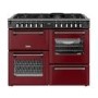 Stoves Richmond DX 110cm Dual Fuel Range Cooker - Garnet Red