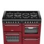 Stoves Richmond DX 110cm Dual Fuel Range Cooker - Garnet Red