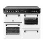 Stoves Richmond DX 110cm Electric Induction Range Cooker - Ice White