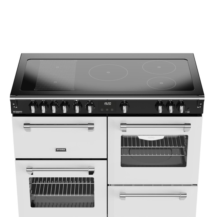 Stoves Richmond DX 110cm Electric Induction Range Cooker - Ice White