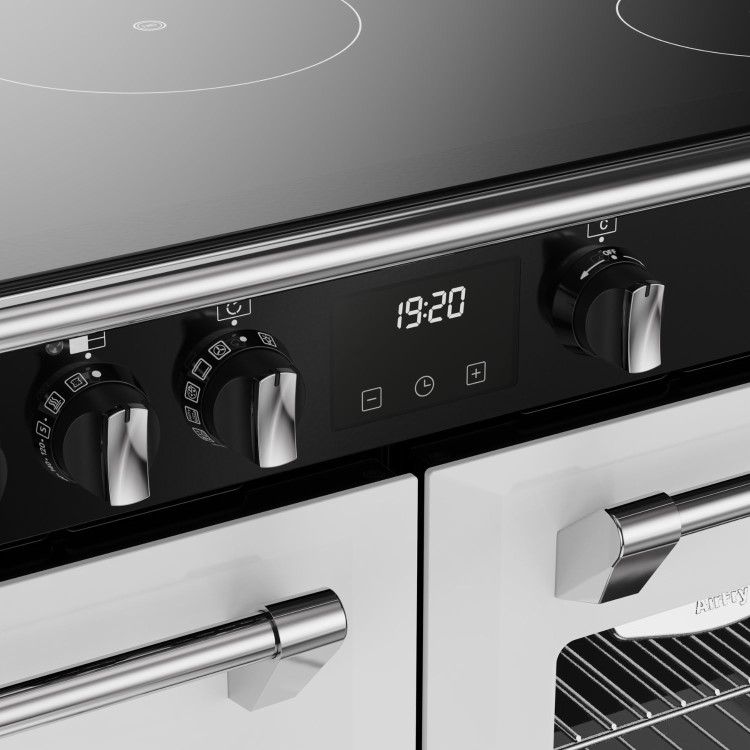 Stoves Richmond DX 110cm Electric Induction Range Cooker - Ice White