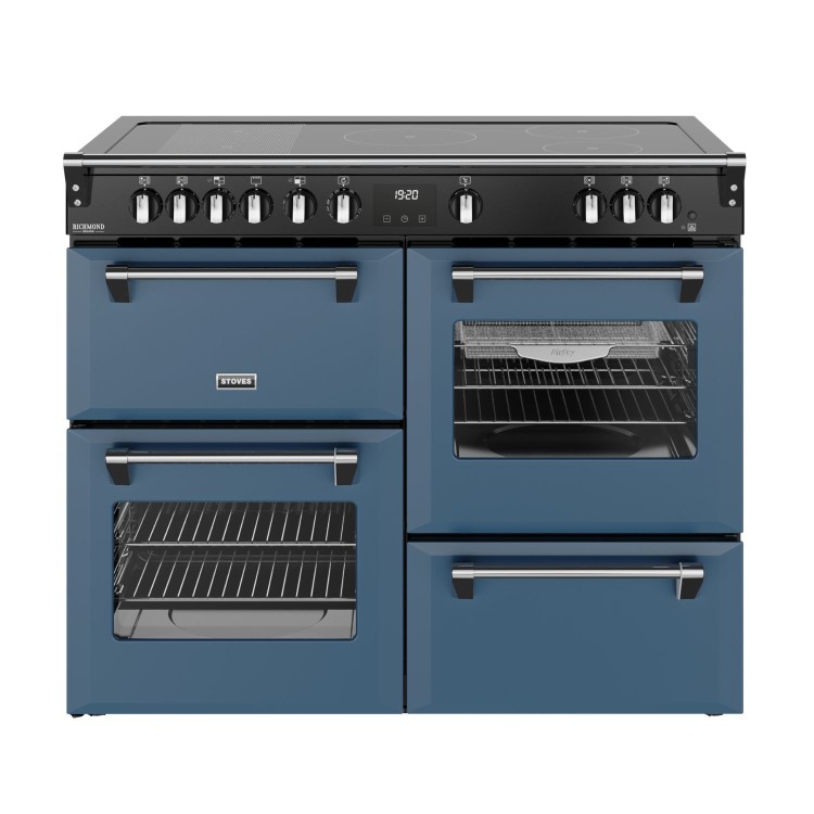 Stoves Richmond DX 110cm Electric Induction Range Cooker - Twilight Blue