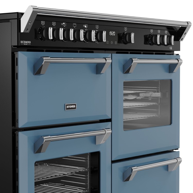 Stoves Richmond DX 110cm Electric Induction Range Cooker - Twilight Blue