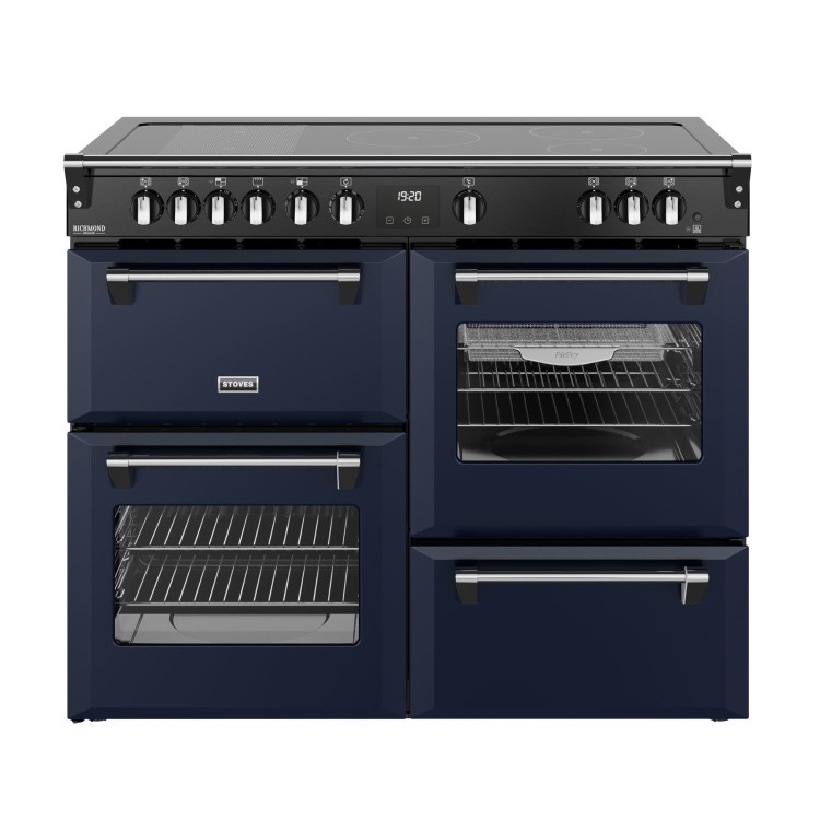 Stoves Richmond DX 110cm Electric Induction Range Cooker - Midnight Blue
