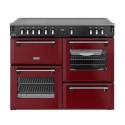 444412038 Stoves Richmond DX 110cm Electric Induction Range Cooker - Garnet Red
