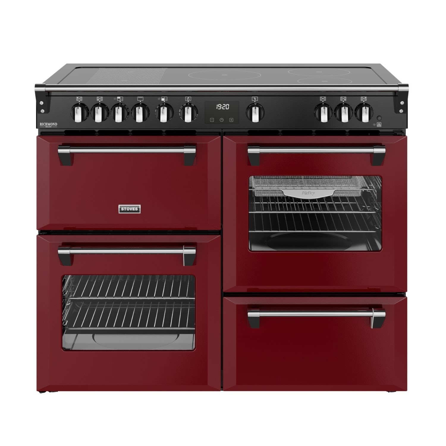 Richmond DX 110cm Electric Induction Range Cooker Garnet