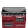 Stoves Richmond DX 110cm Electric Induction Range Cooker - Garnet Red