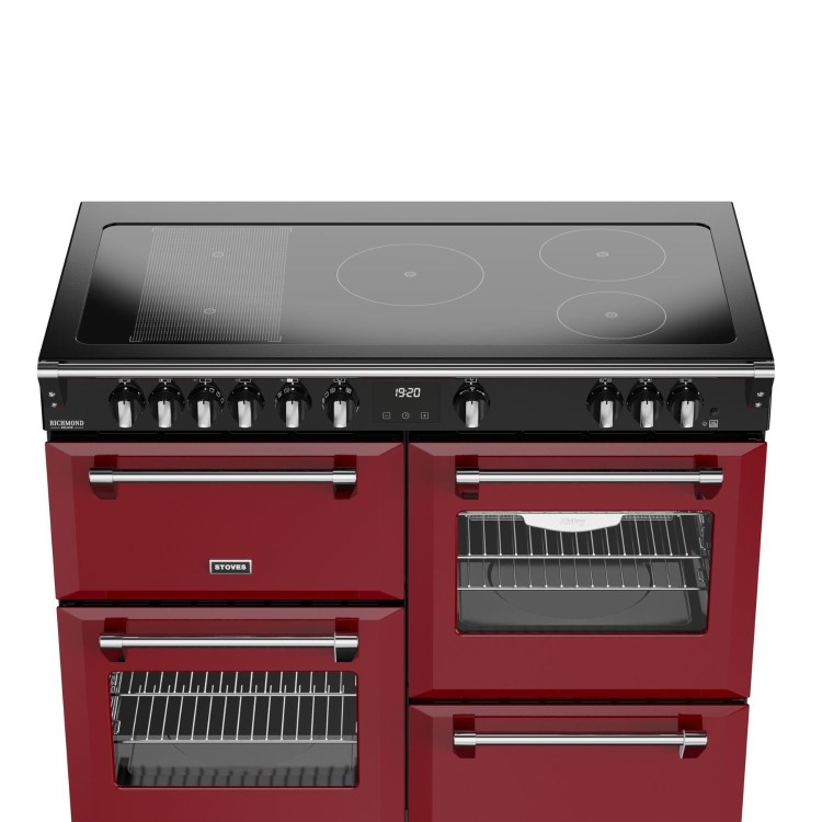 Stoves Richmond DX 110cm Electric Induction Range Cooker - Garnet Red