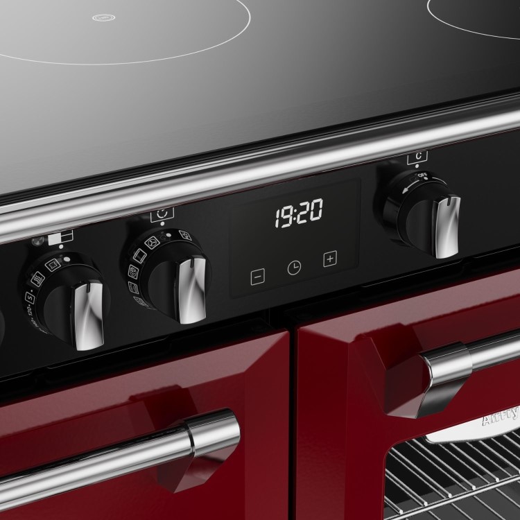 Stoves Richmond DX 110cm Electric Induction Range Cooker - Garnet Red