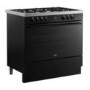 Belling Vision Single Cavity 90cm Dual Fuel Range Cooker - Black
