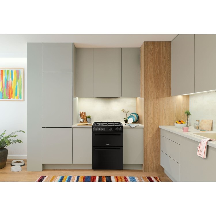 Belling Vision 60cm Dual Fuel Cooker - Black