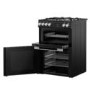 Belling Vision 60cm Dual Fuel Range Cooker - Black & Silver Steel