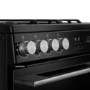 Belling Vision 60cm Dual Fuel Range Cooker - Black & Silver Steel