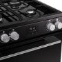 Belling Vision 60cm Dual Fuel Range Cooker - Black & Silver Steel
