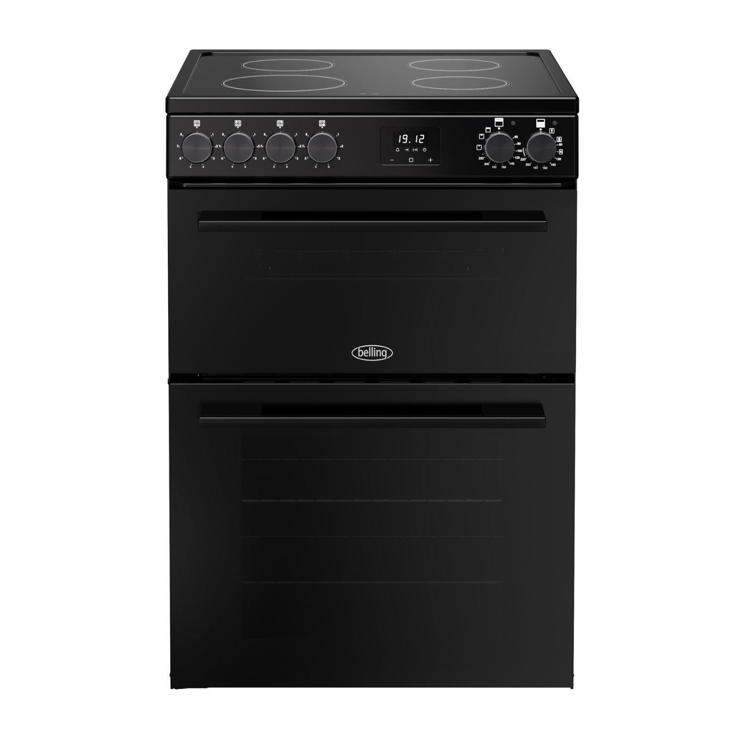 Belling Black Vision 60Cm Electric Cooker With Ceramic Hob