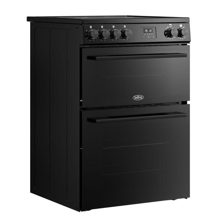 Belling Vision 60cm Electric Cooker with Ceramic Hob - Black