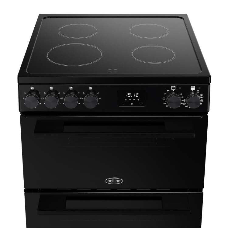 Belling Vision 60cm Electric Cooker with Ceramic Hob - Black