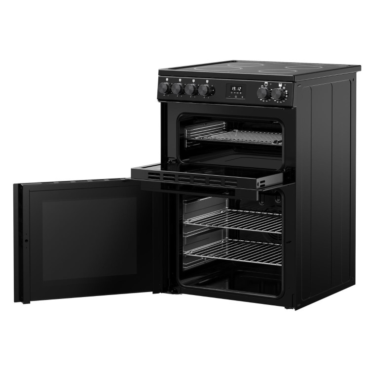 Belling Vision 60cm Electric Cooker with Ceramic Hob - Black