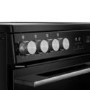 Belling Vision 60cm Electric Range Cooker - Black & Silver Steel