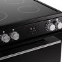 Belling Vision 60cm Electric Range Cooker - Black & Silver Steel